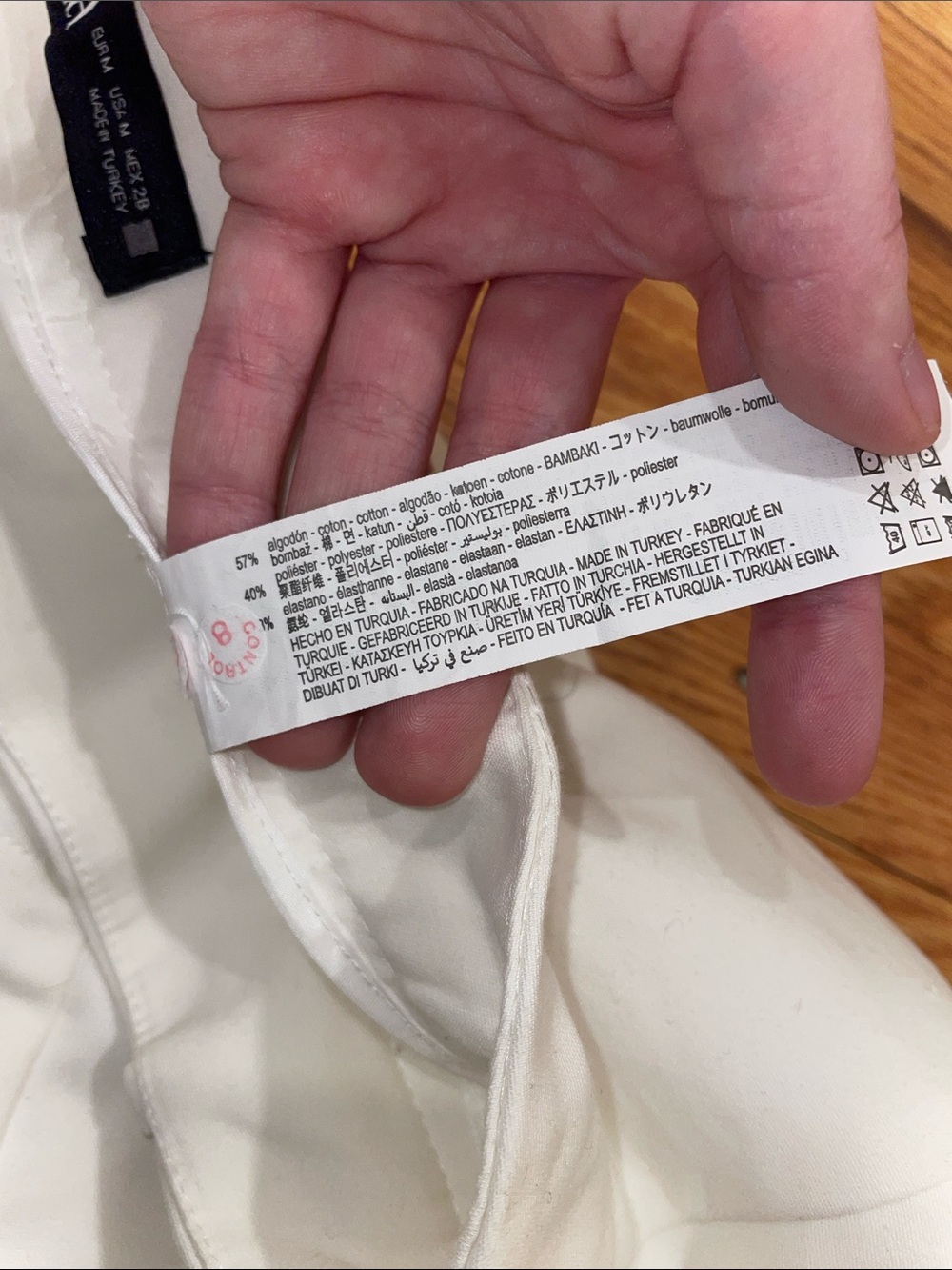 Zara white dress business shorts - Picture 3 of 5
